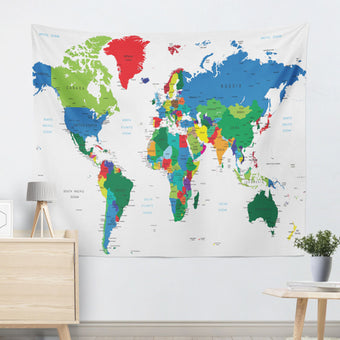 compare product MAP OF THE WORLD LAMINATED LARGE POSTER 130*150CM / 200*150CM FLAGS WALL PRINT