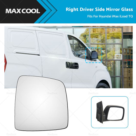 Front Right Driver Side Mirror Glass Suitable For Hyundai iMax/iLoad TQ 2008-Onward