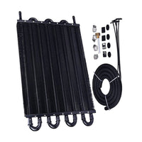 8 Row Remote Transmission Oil Cooler Radiator Converter Kit Suitable For Manual To Automatic Transmission Vehicles