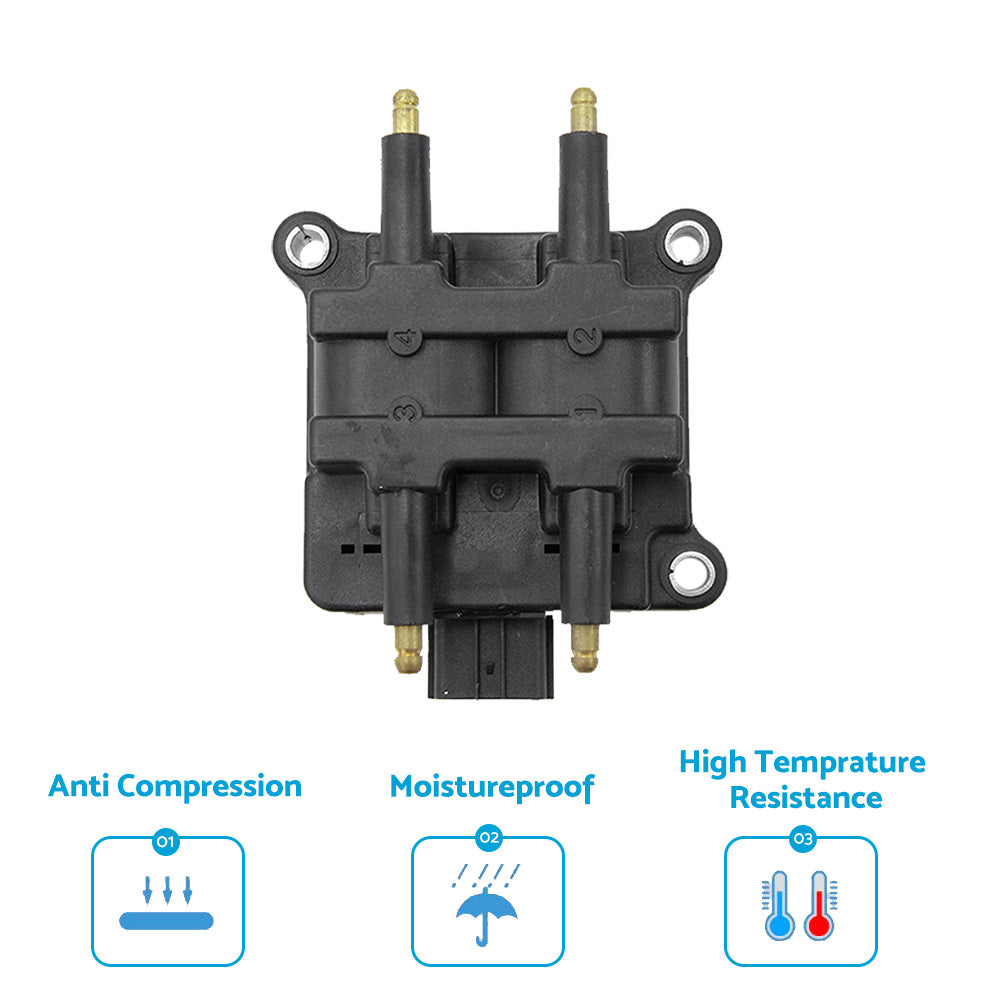 4-Pin Ignition Coil Pack Suitable For Subaru Forester, Impreza, Liberty, Outback 2.0L 2.5L