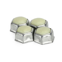 Set Of 4 Steering Lock Stop Bolt Caps With Nuts Suitable For Nissan Navara D22 4WD