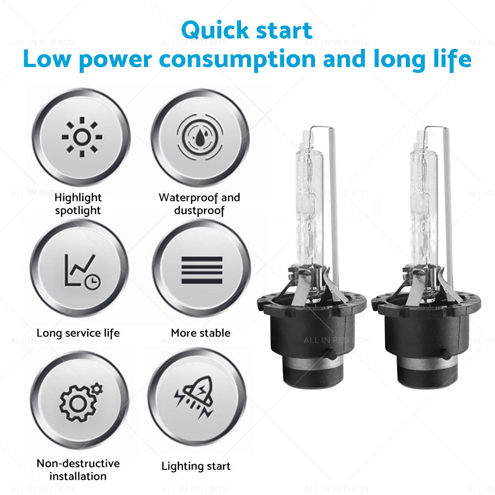 {{ 6000K D4S D4R  Headlight Bulbs Suitable For Lexus Honda Mazda Toyota 35W }} - Buy Car Parts Online at {{ Kaka Auto Parts }}.