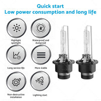 {{ 6000K D4S D4R  Headlight Bulbs Suitable For Lexus Honda Mazda Toyota 35W }} - Buy Car Parts Online at {{ Kaka Auto Parts }}.