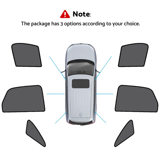 Magnetic Mesh Sun Blind Shades Suitable for Audi Q3 2011-2018 on Front/Rear