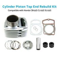 CL125S SL125S Cylinder Piston Top End Rebuild Kit Suitablefor Honda CB125S 71-85
