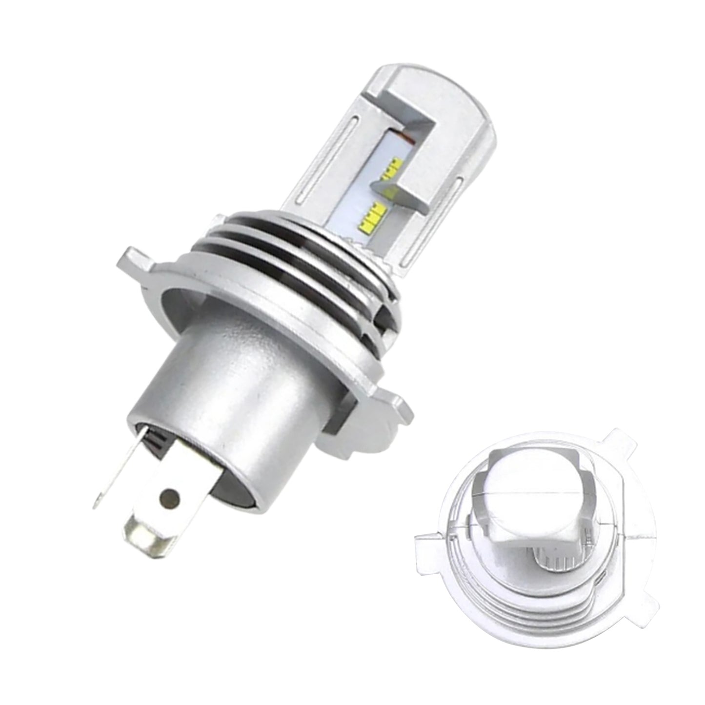 2x H4 LED Headlight Bulbs Kit 6000K High & Low Beam Replacement Globes