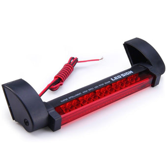 compare product Universal 12V 14 LED High Mount Third Brake Stop Tail Light Lamp Red Suitable For Car Rear