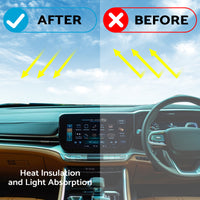 Black Dashboard Sun Cover Dash Mat Suitable For Haval H6 LUX 2016-2020