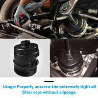Oil Filter Wrench Cap Housing Tool Remover Suitable For Toyota & Lexus With 14 Flutes