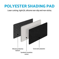 Non Slip Dash Mat Suitable For Ford Ranger PX2 PX3 MK3 XLT XL XLS 2015-2021 Black