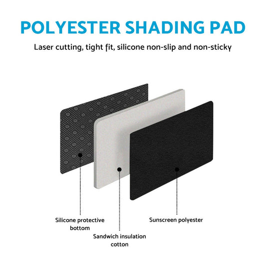 Non Slip Dash Mat Suitable For Ford Ranger PX2 PX3 MK3 XLT XL XLS 2015-2021 Black