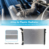 {{ Radiator Suitable For Toyota Lexcen 91-97 Holden Commodore 91-00 VP VR VS V6 }} - Buy Car Parts Online at {{ Kaka Auto Parts }}.