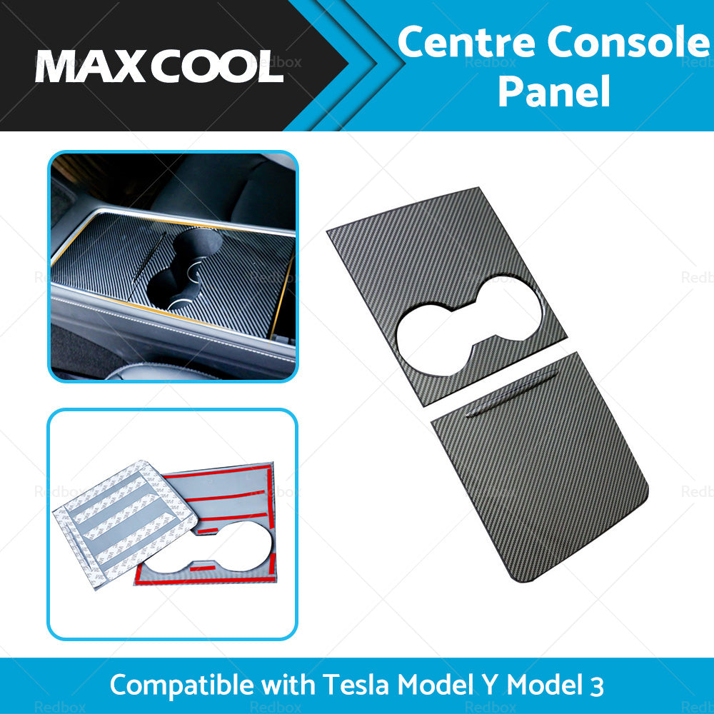 {{ Carbon Fiber Style Center Control Panel Wrap Suitable for Tesla Model Y Model 3 }} - Buy Car Parts Online at {{ Kaka Auto Parts }}.