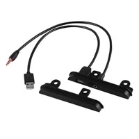 2 DIN Fascia Dash Kit with Side Trims, Brackets, USB & AUX Port Suitable For Toyota