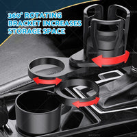 {{ 4in1 Adjustable Cup Holder Expander Adapter Base Tray Car Drink Bottle Holder }} - Buy Car Parts Online at {{ Kaka Auto Parts }}.