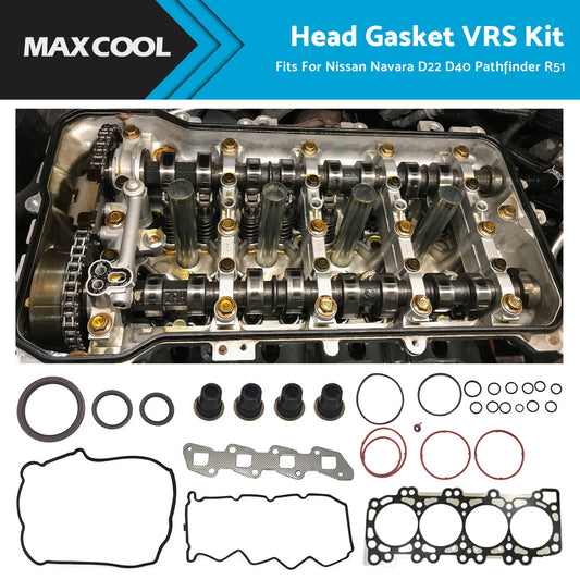 VRS Head Gasket Kit Suitable For Nissan Navara D22 D40 R51 2. 5L YD25 2008-2015
