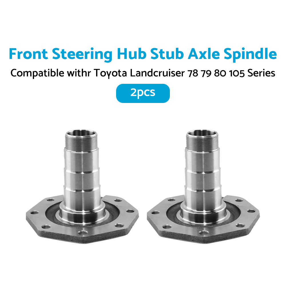 {{ Front Steering Hub Stub Axle Spindle Suitable ForToyota Landcruiser 78 79 80 105 }} - Buy Car Parts Online at {{ Kaka Auto Parts }}.