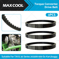 {{ 3x Drive Belt Suitable For 30 Series Comet TAV2 203589 manco 5959 Coleman KT196 }} - Buy Car Parts Online at {{ Kaka Auto Parts }}.