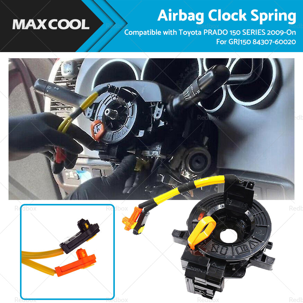 {{ Clockspring Clock Spring Suitable For Toyota PRADO 150 SERIES 09-On 84307-60020 }} - Buy Car Parts Online at {{ Kaka Auto Parts }}.