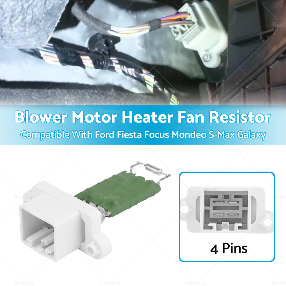 {{ Blower Motor Heater Fan Resistor Suitable For Ford Fiesta Focus Mondeo S-Max }} - Buy Car Parts Online at {{ Kaka Auto Parts }}.