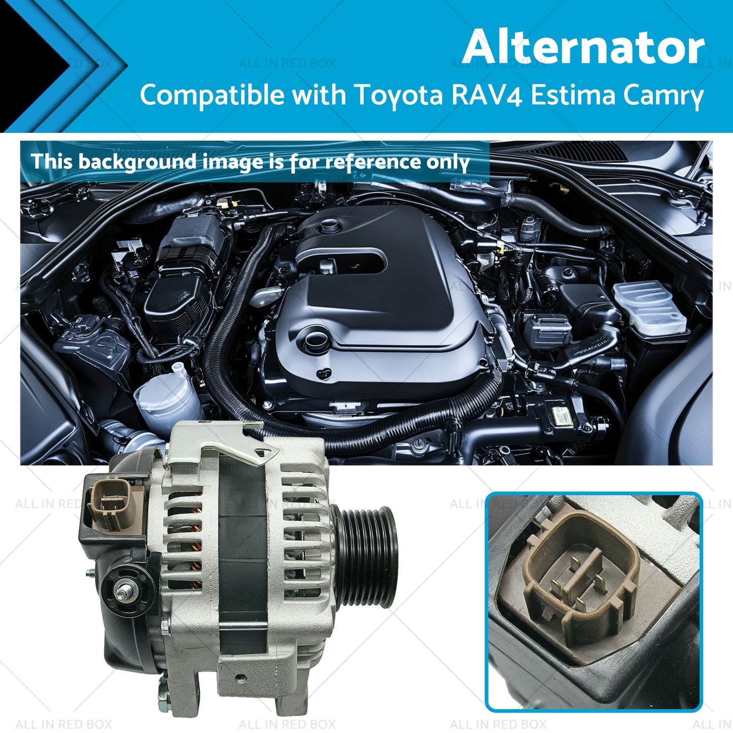 {{ 100A Alternator Suitable For Toyota Camry ACV30R Tarago ACR50R 2. 4L Petrol 06-12 }} - Buy Car Parts Online at {{ Kaka Auto Parts }}.