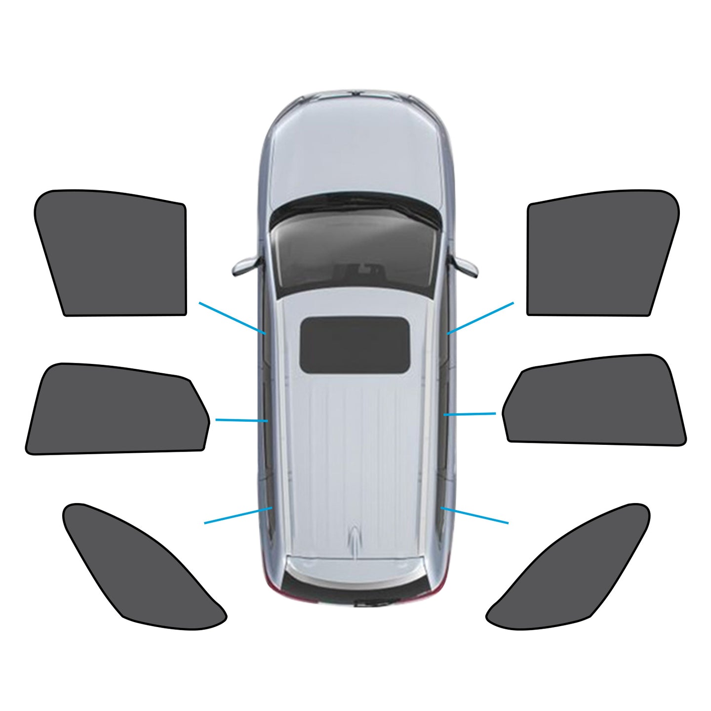 {{ Car Window Magnetic Mesh Sun Blind Shades Suitable for Mazda CX30 CX-30 19-25 }} - Buy Car Parts Online at {{ Kaka Auto Parts }}.