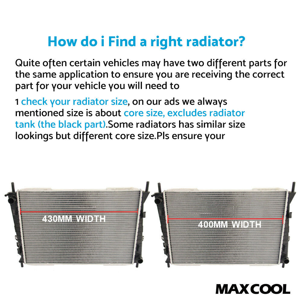 Radiator Suitable For Daihatsu Terios J100 RG 1.3L 4Cyl Auto and Manual 1997-2005