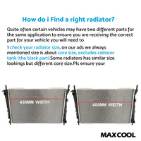 Radiator Suitable For Mazda 323 BJ / Protege / Astina 1999-2002 & Ford Laser KN KQ 1999-2002 Auto & Manual