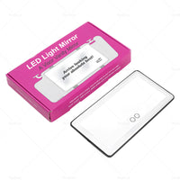 {{ Car Sun Visor Makeup Cosmetic Mirror Set with 3 Type 60 LED Light Black 26x13cm }} - Buy Car Parts Online at {{ Kaka Auto Parts }}.