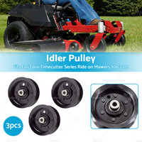 {{ 3x Idler Pulley For Toro Timecutter Series  Z4200闁规灚鍨瑰畷鐬5000 Ride on Mowers 106-2175 }} - Buy Car Parts Online at {{ Kaka Auto Parts }}.