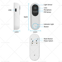 {{ 1080P WIFI Doorbell 2. 4G  and  5G Wireless Video Intercom Security Door Camera }} - Buy Car Parts Online at {{ Kaka Auto Parts }}.