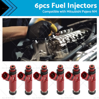 compare product 6PCS Fuel Injectors Suitable For Mitsubishi Pajero NM 6G74 3. 5 V6 00-04 MD357267