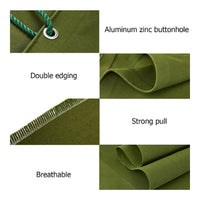 Heavy Duty Waterproof Canvas Tarp 3 Sizes Suitable For Outdoor Sun and Dust Protection