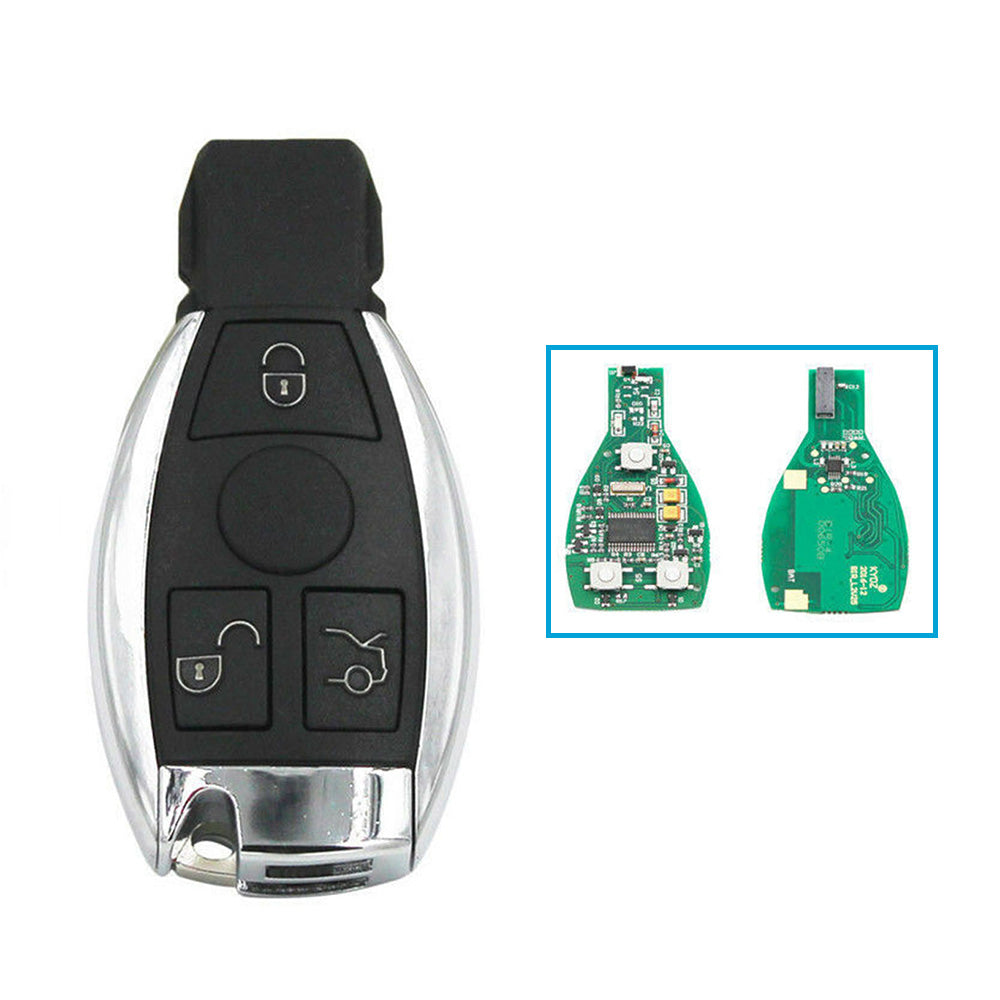 3 Buttons 433MHz Remote Car Key Suitable For Mercedes-Benz A-Class / E-Class / S-Class / G-Class / CLK / SLK / ML-Class 1997-2015