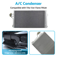 {{ A/C Condenser Suitable for Vito Van Viano W639 6398350270 390mm 708mm 16mm }} - Buy Car Parts Online at {{ Kaka Auto Parts }}.