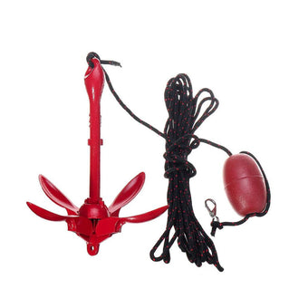 compare product 1. 5KG PWC FOLDING ANCHOR KIT- GRAPNEL or ROPE or FLOAT or HOOK - Kayak or Boat or Jet Ski or Canoe