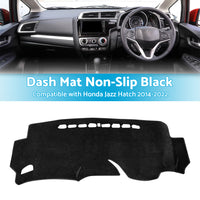 {{ Non-Slip Dash Mat Suitable For Honda Jazz Hatch 2014- 2022 Dashboard Cover Black }} - Buy Car Parts Online at {{ Kaka Auto Parts }}.