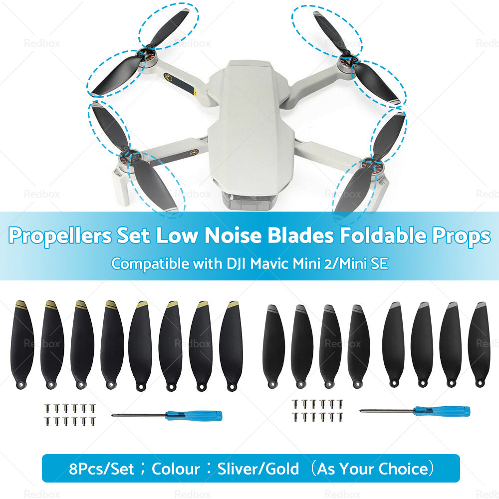 {{ Propellers Low Noise Blades Foldable Props Suitable For DJI Mavic Mini 2/Mini SE }} - Buy Car Parts Online at {{ Kaka Auto Parts }}.
