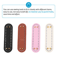 {{ 8PCS PU Leather Shaper Base Pad DIY Crochet Bag Bottom Oval Knitting Accessories }} - Buy Car Parts Online at {{ Kaka Auto Parts }}.