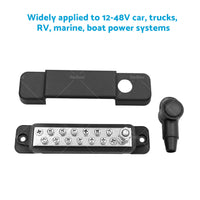{{ 1 Piece 12 Way Bus Bar Power Distribution Rated Terminal Block For Auto Marine }} - Buy Car Parts Online at {{ Kaka Auto Parts }}.