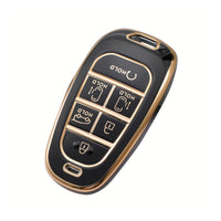 6-Button TPU Car Remote Key Fob Cover Suitable For Hyundai Sonata / Tucson / Santa Fe