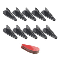 Spoiler Roof Wing Air Vortex Generator Set of 10 Diffuser Shark Fin Kit Suitable For Car
