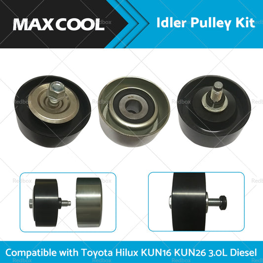 {{ Suitable for Toyota Hilux KUN16 KUN26 3. 0L Diesel 1KD-FTV 05-15 Idler Pulley Kit }} - Buy Car Parts Online at {{ Kaka Auto Parts }}.