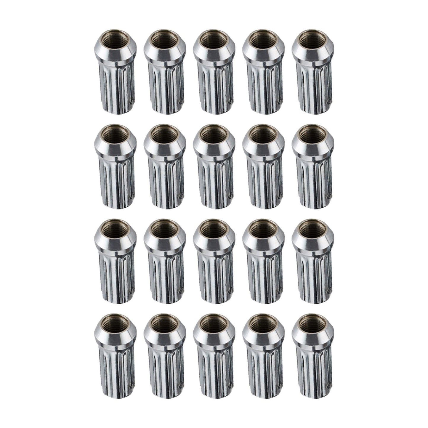 20x Extreme 14x1.5 Chrome Spline Wheel Nuts Suitable For VE Holden Landcruiser