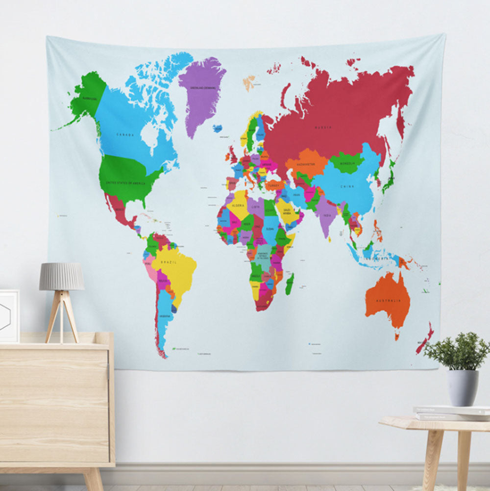 {{ MAP OF THE WORLD LAMINATED LARGE POSTER 130*150CM / 200*150CM FLAGS WALL PRINT }} - Buy Car Parts Online at {{ Kaka Auto Parts }}.