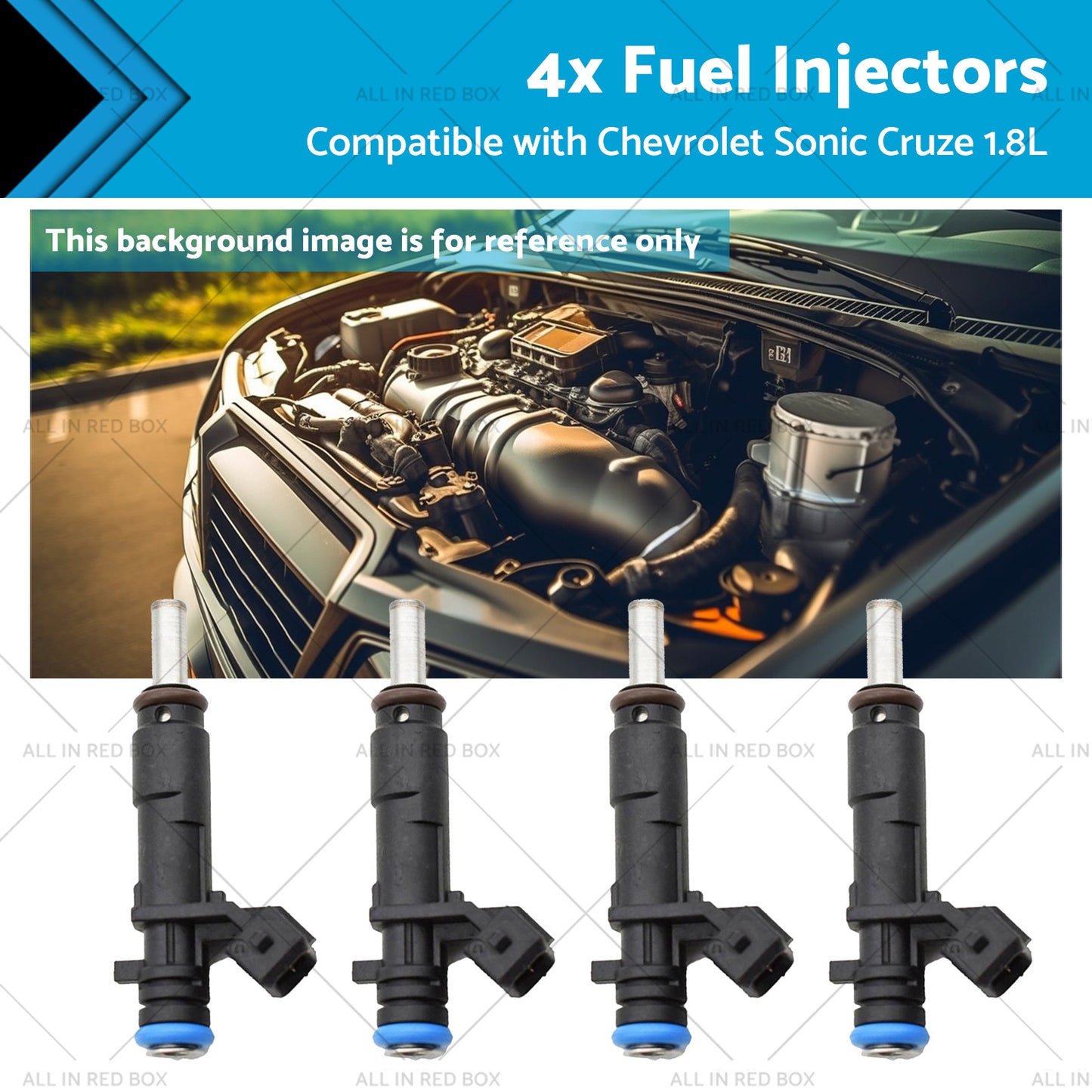 {{ 55570284 2173433 4x Fuel Injectors Suitable for Chevrolet Sonic Cruze 1. 8L 11-16 }} - Buy Car Parts Online at {{ Kaka Auto Parts }}.