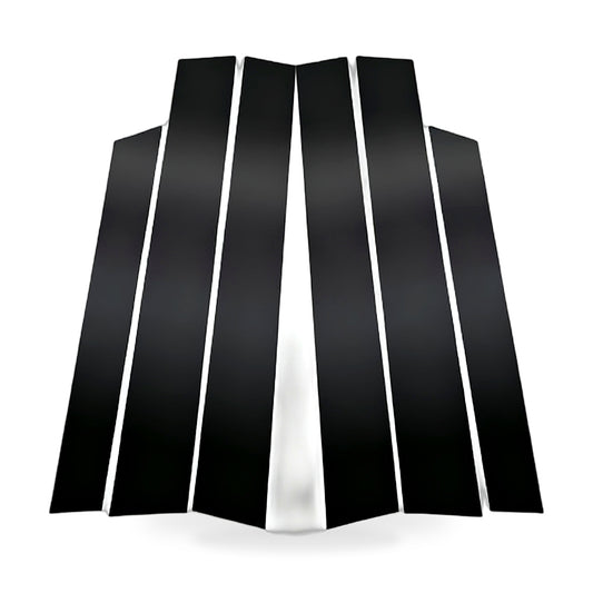 6x Black Window Trim Covers Suitable For Honda CR-V 2.4L 2007-2011
