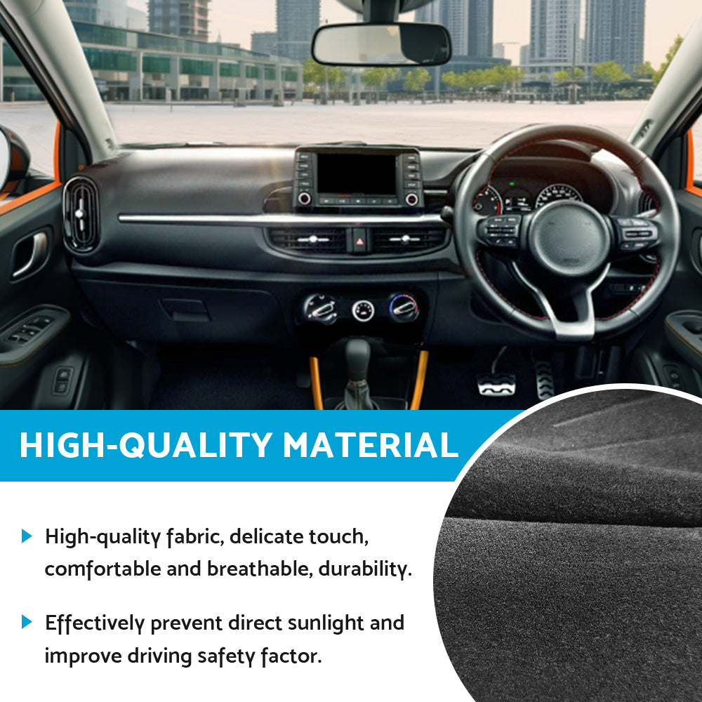 {{ Non-Slip Dash Mat Suitable For Kia Picanto JA 2017-2023 Dashboard Cover }} - Buy Car Parts Online at {{ Kaka Auto Parts }}.