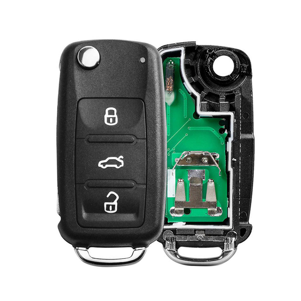 Complete Remote Key 433MHz Suitable For VW Beetle Golf Jetta Polo Tiguan Caddy