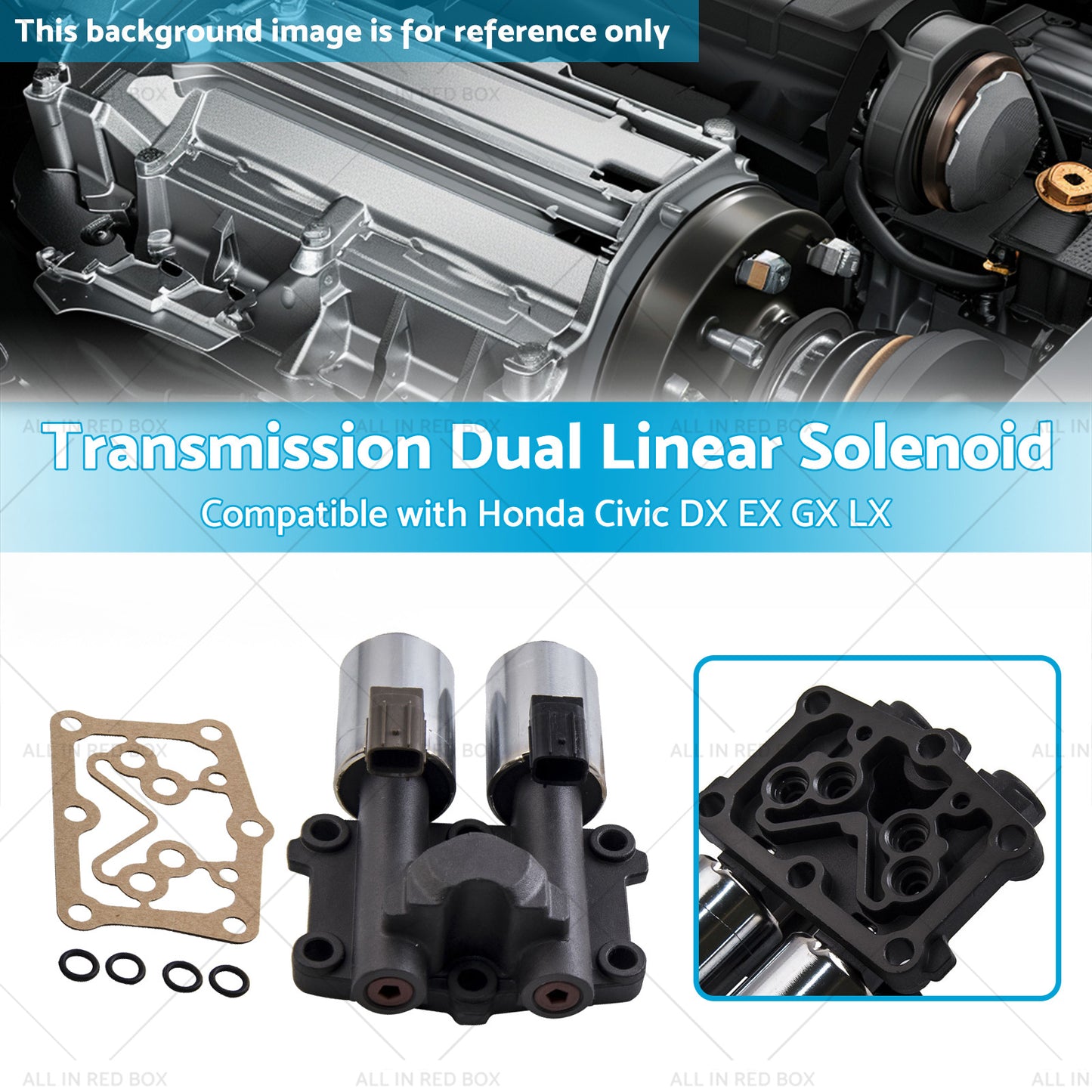 {{ Transmission Dual Linear Solenoid Suitable for Honda Civic DX EX GX LX 2006-2011 }} - Buy Car Parts Online at {{ Kaka Auto Parts }}.
